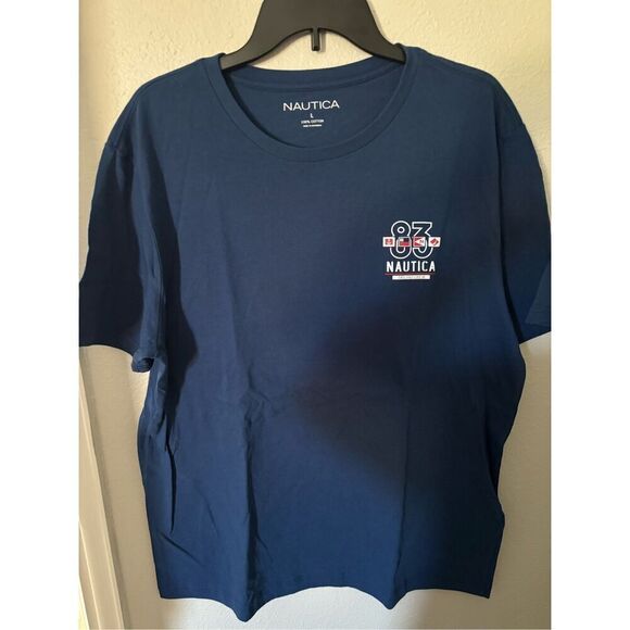 ❤️Men’s Nautica Crewneck Tee - Picture 1 of 8
